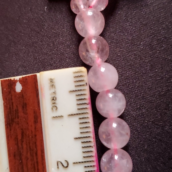 Rose Quartz 18-20in necklace in Stainless Steel - Picture 11 of 11